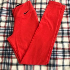 Nike Dri Fit Red leggings